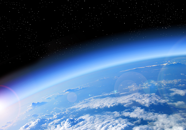View of the Ozone from outer space